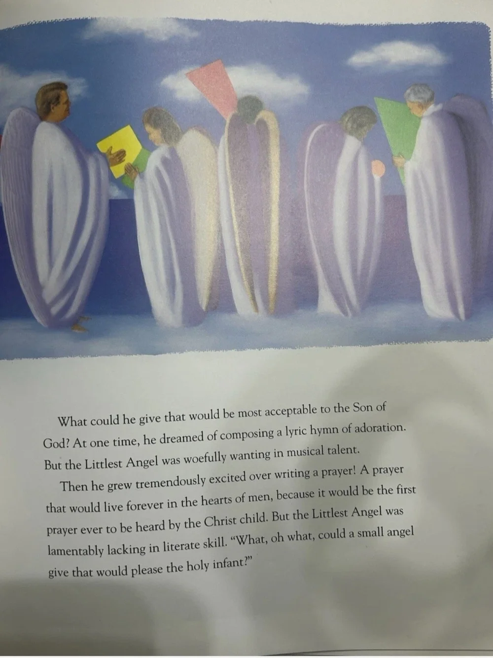 Children's Christmas book The Littlest Angel written by Charles Tazewell and ill